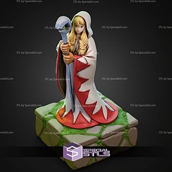 Female White Mage 191mm STL Files