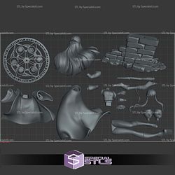 Fern Magic Staff 200mm STL Files