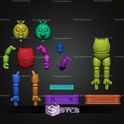 Five Nights At Freddy Chica 190mm STL Files