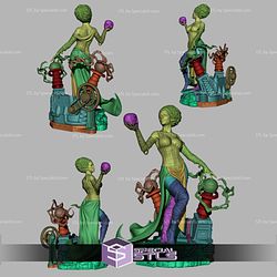 Frankenstein Bride And Skull STL Files