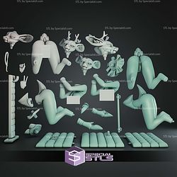 Furry Deer ALT STL Files