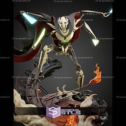 General Grievous Star Wars Battle 1 6 STL Files