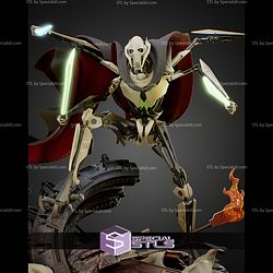General Grievous Star Wars Battle 1 6 STL Files