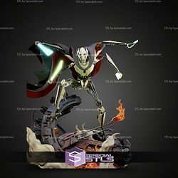General Grievous Star Wars Battle 1 6 STL Files