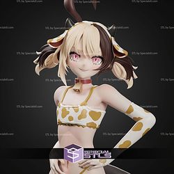 Gigi Murin Cowkini Hololive EN 258mm STL Files
