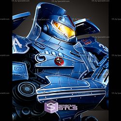 Gipsy Danger Bust 284mm STL Files