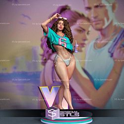 GTA VI Cover Girl STL Files