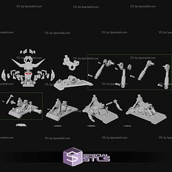 Gunpla Gundam Barbatos Case PC Custom STL Files