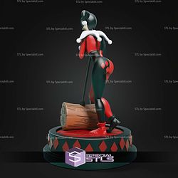 Harley Quinn Classic Clown Hammer STL Files