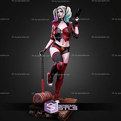 Harley Quinn Cosplay Statue STL Files