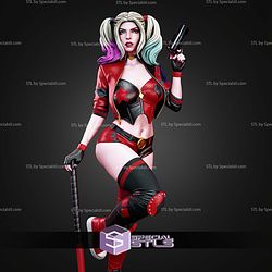 Harley Quinn Cosplay Statue STL Files