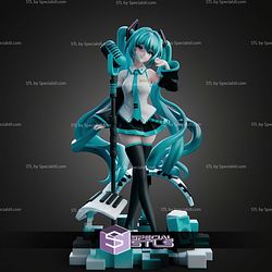 Hatsune Miku Singer 246mm STL Files