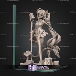 Hatsune Miku Singer 246mm STL Files