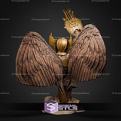 Hawkman Bust 248mm STL Files