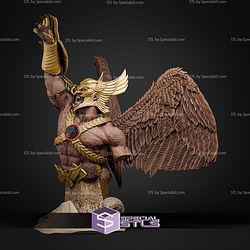 Hawkman Bust 248mm STL Files