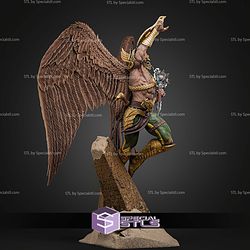 Hawkman In Action 470mm STL Files