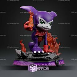 Impmon Fire Digimon STL Files