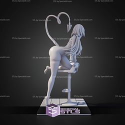 Jane Doe ZZZ Heart Tail 250mm STL Files
