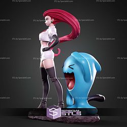 Jessie And Wobbuffet 220mm STL Files