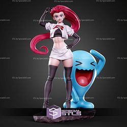 Jessie And Wobbuffet 220mm STL Files