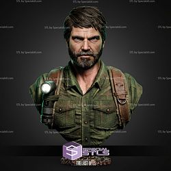 Joel Portrait Bust 312mm STL Files