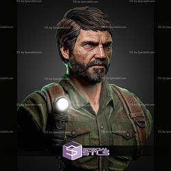 Joel Portrait Bust 312mm STL Files
