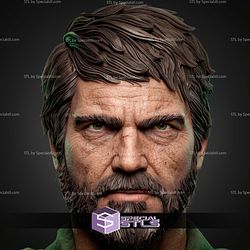 Joel Portrait Bust 312mm STL Files