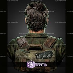 Joel Portrait Bust 312mm STL Files