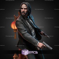 John Wick Chasing 187mm STL Files