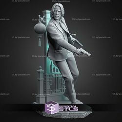 John Wick Chasing 187mm STL Files
