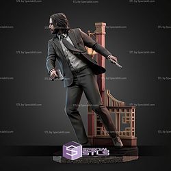John Wick Chasing 187mm STL Files