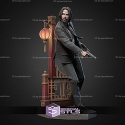 John Wick Chasing 187mm STL Files