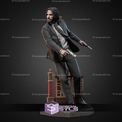 John Wick Chasing 187mm STL Files