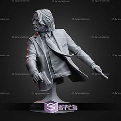 John Wick Chasing Bust 118mm STL Files