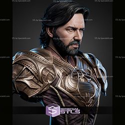 Jor El Portrait Bust 339mm STL Files