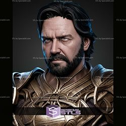 Jor El Portrait Bust 339mm STL Files