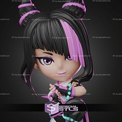 Juri Street Fighter Chibi 157mm STL Files