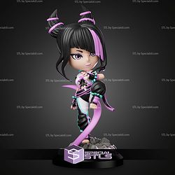 Juri Street Fighter Chibi 157mm STL Files