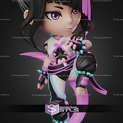 Juri Street Fighter Chibi 157mm STL Files