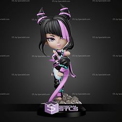 Juri Street Fighter Chibi 157mm STL Files