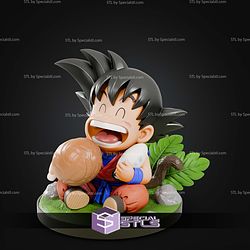 Kid Goku A Bite STL Files