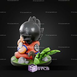 Kid Goku A Bite STL Files