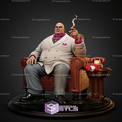 Kingpin Animated Series On Throne STL Files