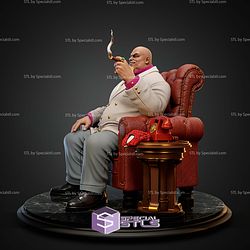 Kingpin Animated Series On Throne STL Files