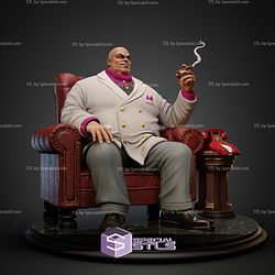 Kingpin Animated Series On Throne STL Files