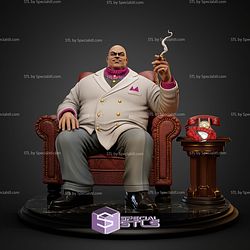 Kingpin Animated Series On Throne STL Files