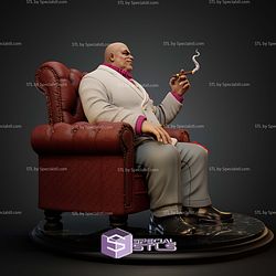 Kingpin Animated Series On Throne STL Files