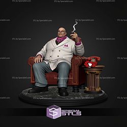 Kingpin Animated Series On Throne STL Files