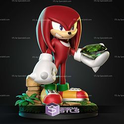 Knuckles Sonic 161mm STL Files