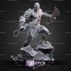 Kratos God Of War 3 253mm STL Files